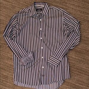 Bugatchi men’s button down long sleeve shirt